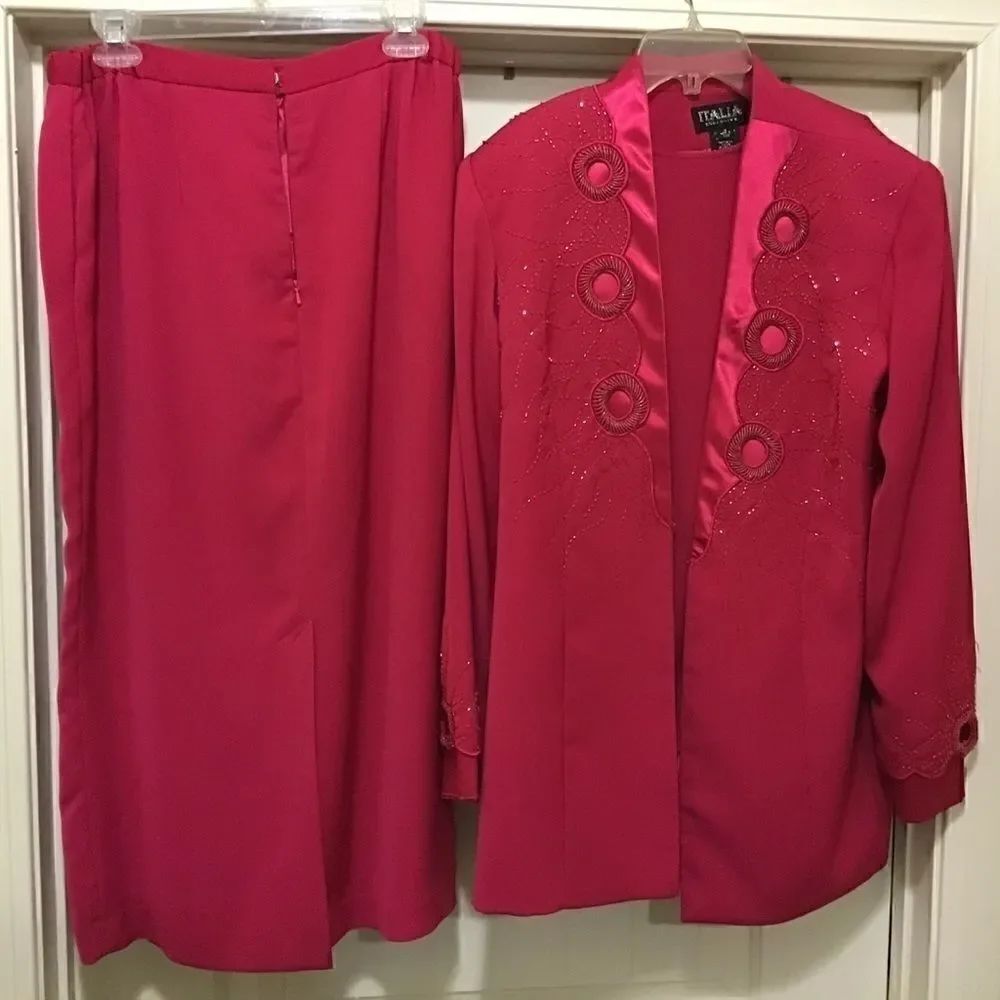 Women’s Italia 3 piece skirt set sz 14